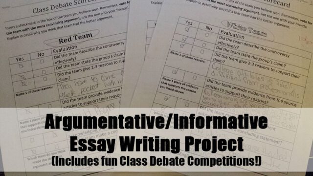 argumentative essay articles for middle school
